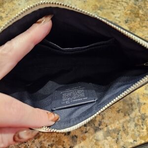 Coach Black Wristlet Clutch